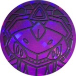 Genesect Collectible Coin - Purple Pixel Holofoil (Generation 6)