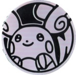 Alolan Raichu Collectible Coin - Silver Rainbow Holofoil (Generation 7)