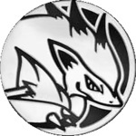 Zoroark Collectible Coin - Silver Mirror Holofoil (Generation 7)