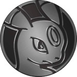 Umbreon Collectible Coin - Gray Rainbow Holofoil (Generation 7)