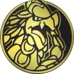 Kommo-o Collectible Coin - Gold Mirror Holofoil (Generation 7)