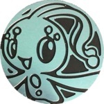 Manaphy Collectible Coin - Teal Mirror Holofoil (Generation 7)