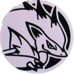 Zoroark Collectible Coin - Silver Rainbow Holofoil (Generation 7)