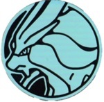 Suicune Collectible Coin - Blue Rainbow Holofoil (Generation 7)