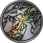 Mega Charizard Collectible Coin - Gray Rainbow Holofoil (Generation 7)