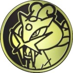 Raikou Collectible Coin - Light Gold Mirror Holofoil (Generation 7)