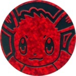 Eevee Collectible Coin - Red Speckle Holofoil (Generation 7)