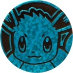 Eevee Collectible Coin - Blue Speckle Holofoil (Generation 7)