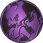 Mewtwo Collectible Coin - Purple Mirror Holofoil (Generation 7)