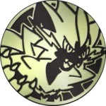 Zeraora Collectible Coin - Light Gold Mirror Holofoil (Generation 7)