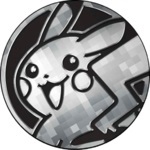 Pikachu Collectible Coin - Silver Pixel Holofoil (Generation 7)