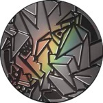 Necrozma Collectible Coin - Gray Rainbow Holofoil (Generation 7)