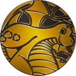 Dragonite Collectible Coin - Gold Mirror Holofoil (Generation 7)