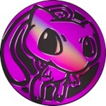 Mew Collectible Coin - Pink Rainbow Holofoil (Generation 7)