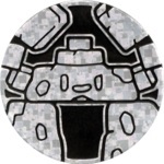 Stonjourner Collectible Coin - Silver Pixel Holofoil (Generation 8)