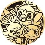 Grookey, Scorbunny, and Sobble Collectible Coin - Gold Mirror Holofoil (Generation 8) Regular-sized