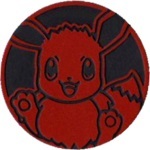 Eevee Collectible Coin - Red Non Holofoil (Generation 8)