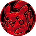 Pikachu Collectible Coin - Red Speckle Holofoil (Generation 8)