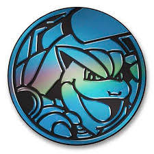 Blastoise Collectible Coin - Blue Rainbow Holofoil (Generation 8)