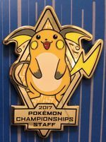 Pokemon Championships Staff Raichu Pin