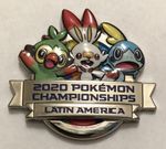 Pokemon Championships Competitor Grookey, Scorbunny, and Sobble Pin