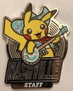 Pikachu Pin Nashville Staff