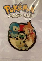 Piplup, Chimchar, and Turtwig Pin