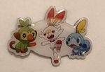 Galar Starters Pin