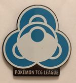 TCG League Blue/White Poke Ball Pin