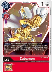 Zubamon - BT3-008 - U