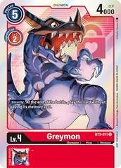 Greymon - BT3-011 - U (Box Topper) - Foil