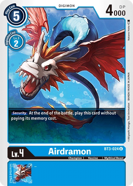 Airdramon - BT3-024 - U