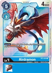 Airdramon - BT3-024 - U (Box Topper) - Foil