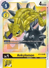 Ankylomon - BT3-036 - U (Box Topper) - Foil