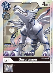 Gururumon - BT3-065 - U (Box Topper) - Foil