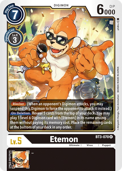 Etemon - BT3-070 - R