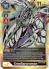 CresGarurumon - BT3-073 - SR - Alternative Art