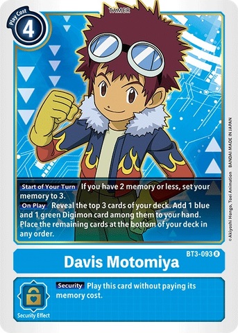 Davis Motomiya - BT3-093 - R