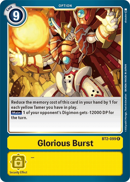 Glorious Burst - BT2-099 - R