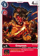 Greymon - ST1-07 - U - Alternative Art