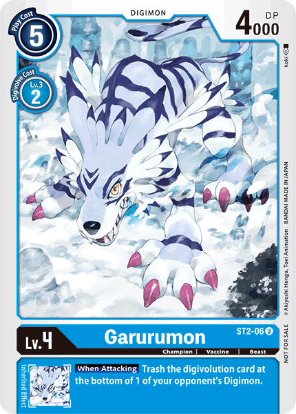 Garurumon - ST2-06 - U - Alternative Art Garurumon - ST2-06 - U - Alternative Art