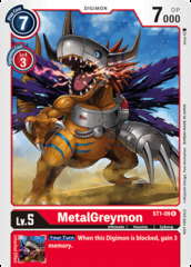 MetalGreymon - ST1-09 - R - Alternative Art