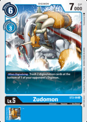 Zudomon - ST2-09 - U - (Tamer Battle Pack 1)