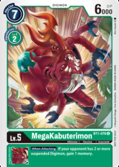 MegaKabuterimon - BT1-076 - U (Tamer Battle Pack 1)