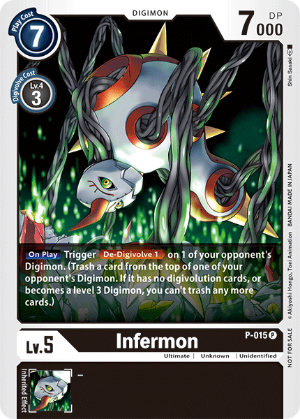 Infermon - P-015 - Digimon Promotion Cards (D-PR)