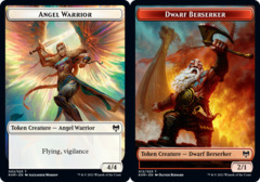 Angel Warrior Token // Dwarf Berserker Token - Foil