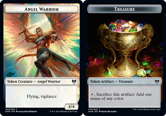 Angel Warrior Token // Treasure Token - Foil