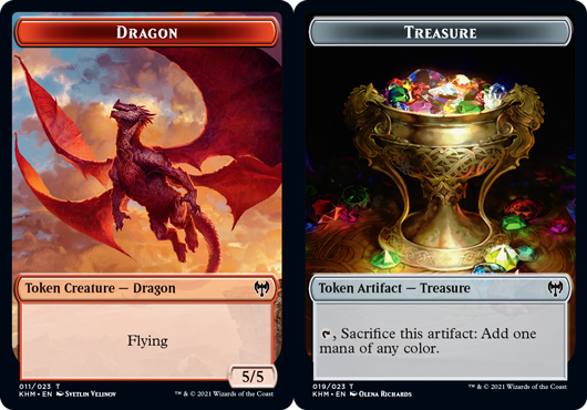 Dragon Token // Treasure Token - Foil