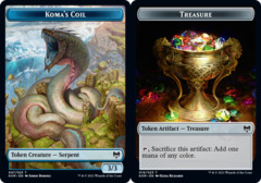 Koma's Coil Token // Treasure Token - Foil