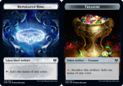 Treasure // Replicated Ring Double-sided Token - Foil